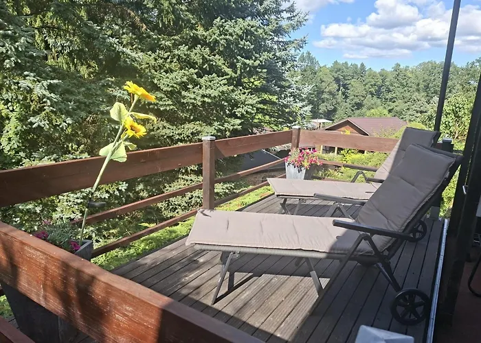 Im Odertal بيت للعطل *